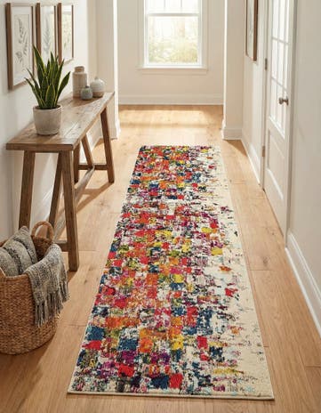 2' 2 x 6' 9 Washable Hyacinth Runner Rug