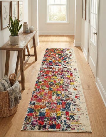 2' 2 x 6' 9 Washable Hyacinth Runner Rug
