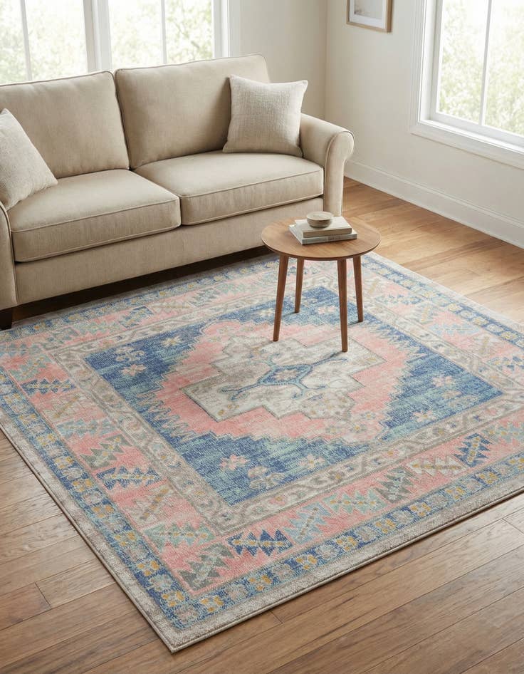 Detail image of 5' 3 x 5' 3 Whitney Square Rug