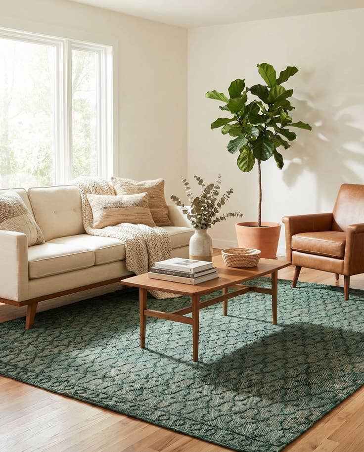 Detail image of 7' 10 x 10' Hand Woven Larsa Jute Rug