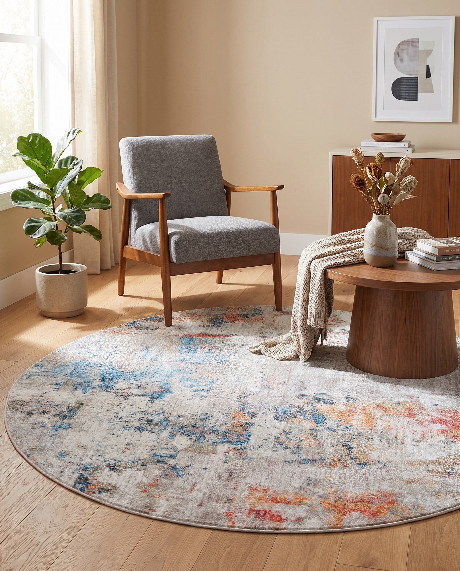 Andromeda Round Rug