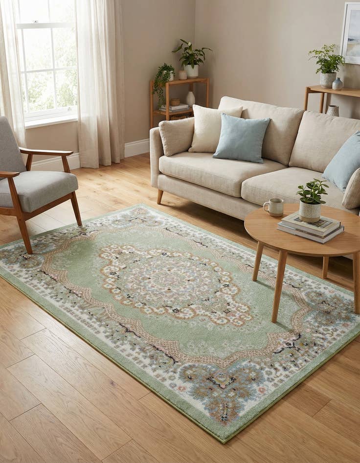 Detail image of 3' 3 x 5' 3 Kamala Washable Rug