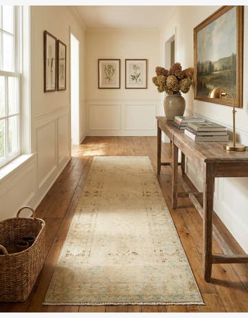 2' 11 x 5' 10 Hand Knotted Oushak Wool Runner Rug