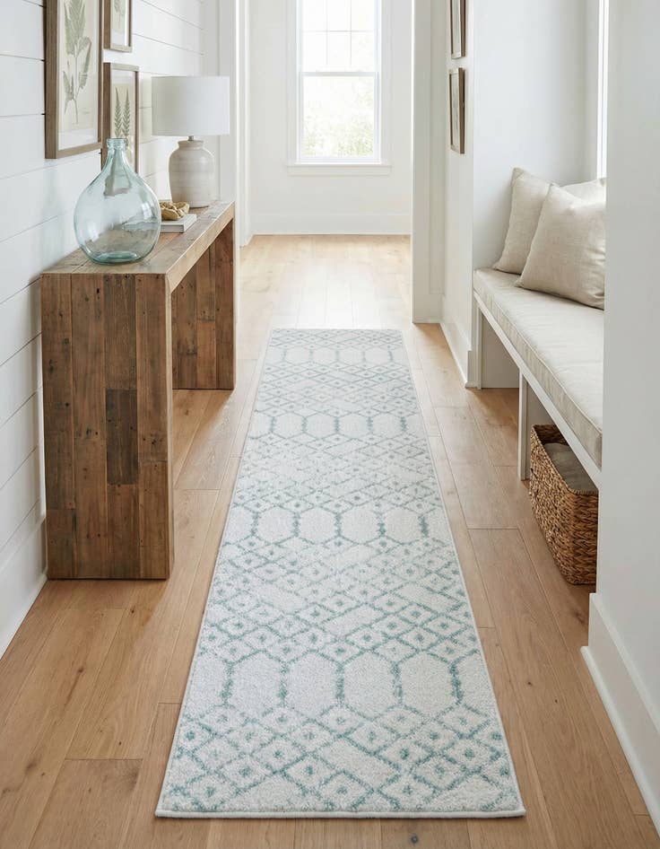 Detail image of 2' x 8' Paxon Trellis Runner Rug