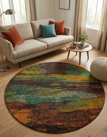 Washable Sevilla Round Rug