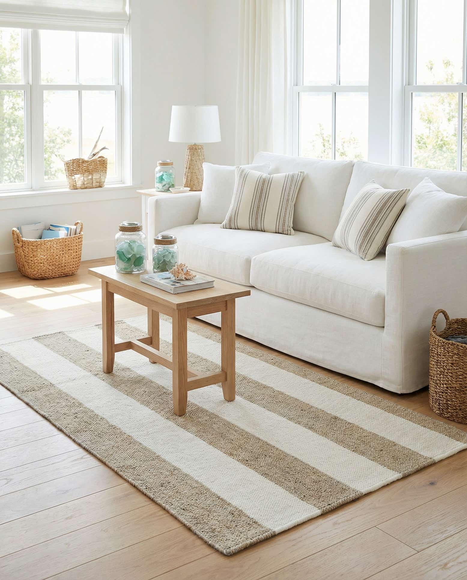 4' 1 x 6' 1 Hand Woven Jill Zarin Hamptons Rug