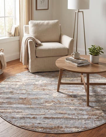 6' x 6' Caspian Round Rug