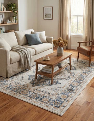 Cream Oxford Rug