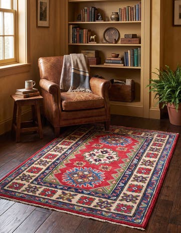 2' 8 x 4' 2 Hand Knotted Kazak Rug