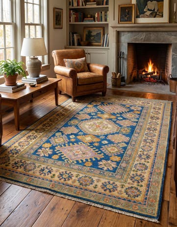3' 11 x 6' Hand Knotted Kazak Rug