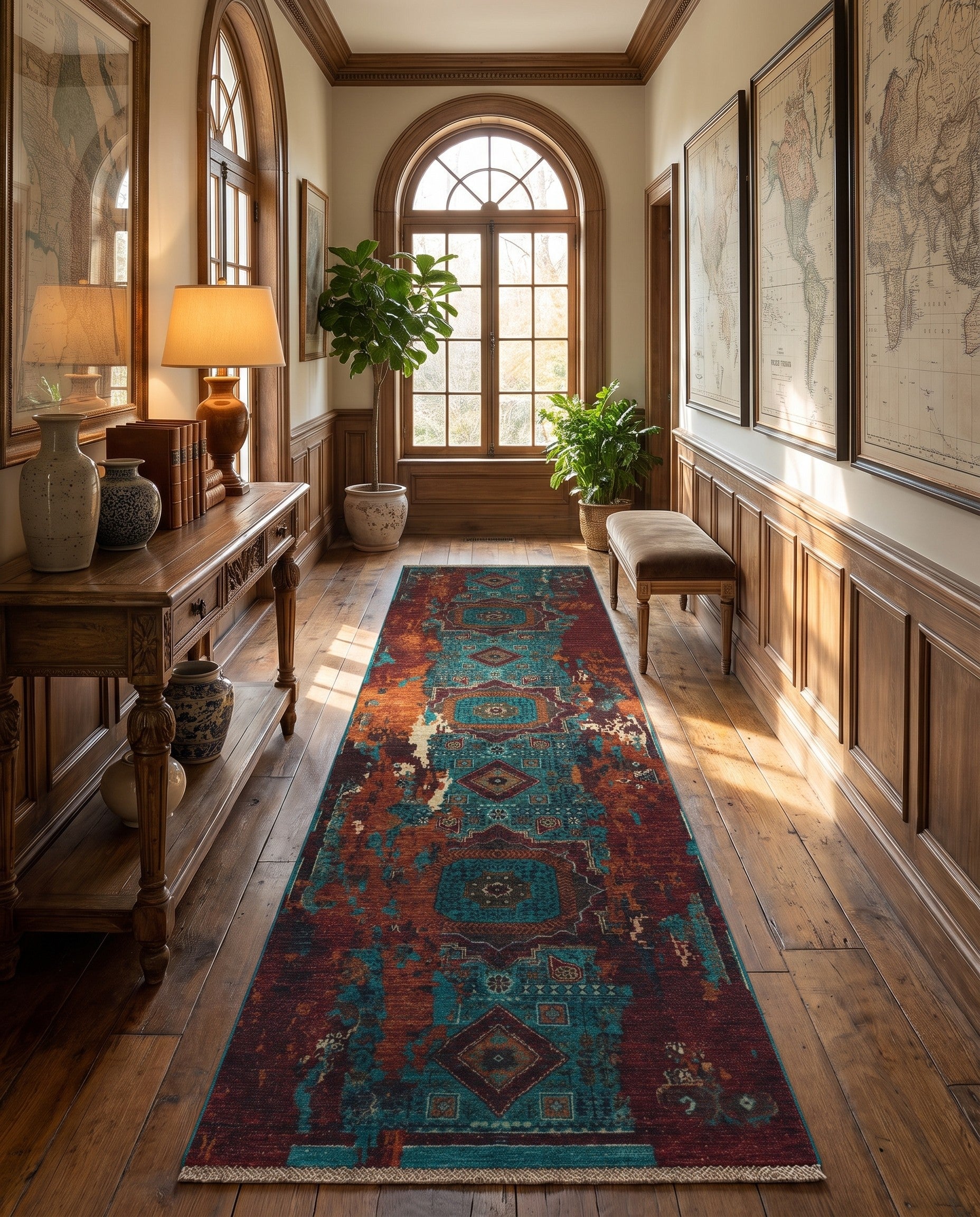 2' 10 x 10' 4 Hand Knotted Mamluk Ziegler Runner Rug