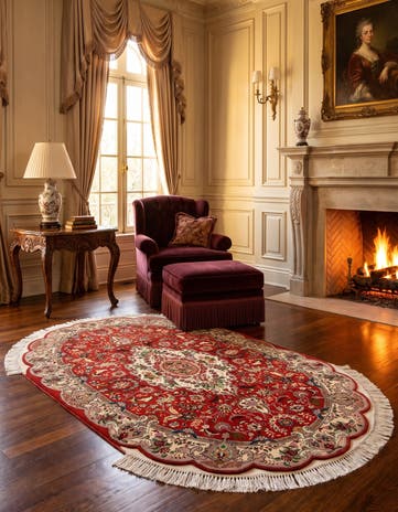 4' 3 x 6' 7 Tabriz Rug