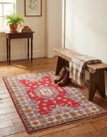 2' 10 x 4' 1 Hand Knotted Kazak Rug