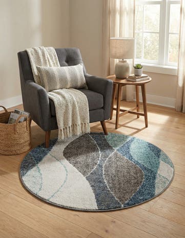 3' x 3' Equinox Round Rug