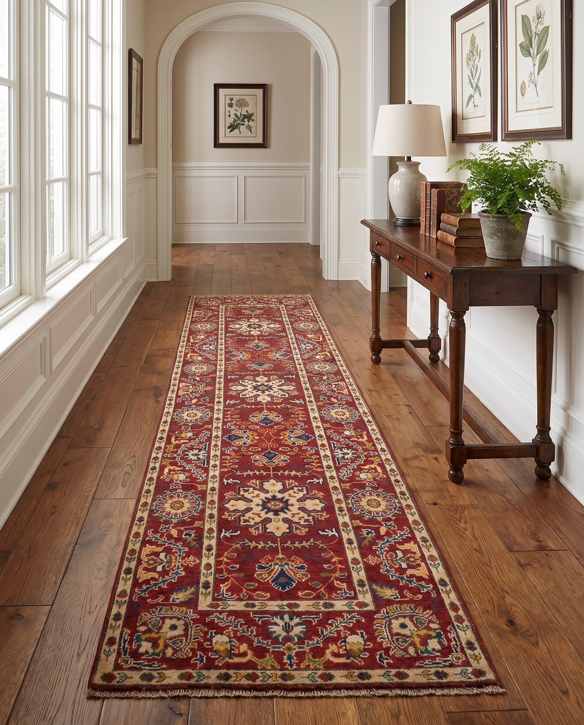 2' 8 x 9' 9 Hand Knotted Kazak Runner Rug
