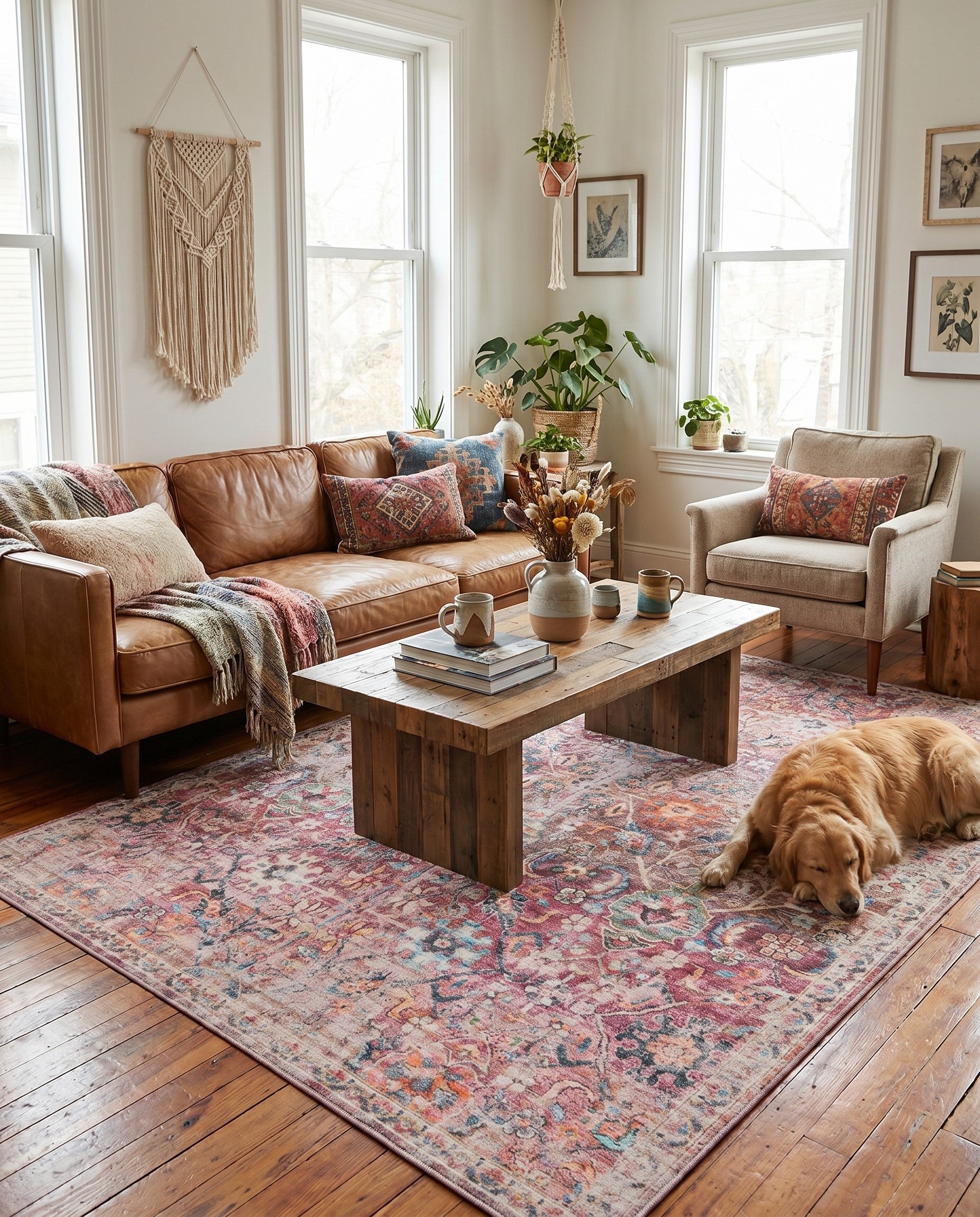 7' 10 x 10' Washable Nostalgia Rug