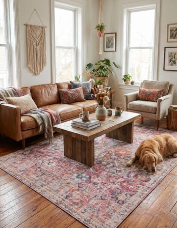 7' 10 x 10' Washable Nostalgia Rug