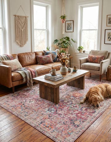 7' 10 x 10' Washable Nostalgia Rug