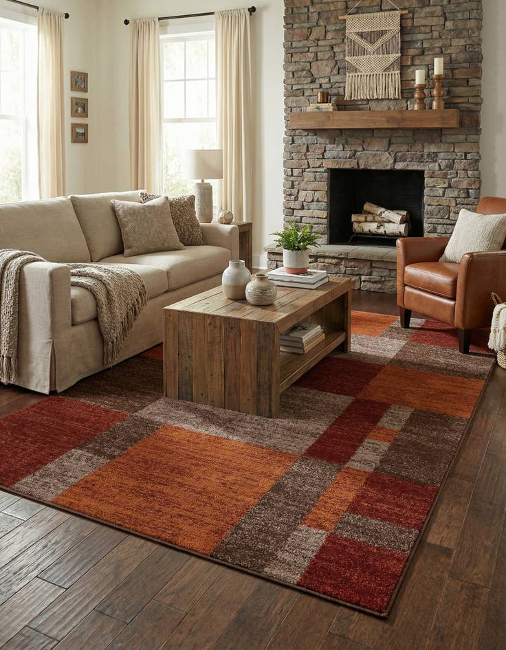 Detail image of  5' 3 x 8' Equinox Rug