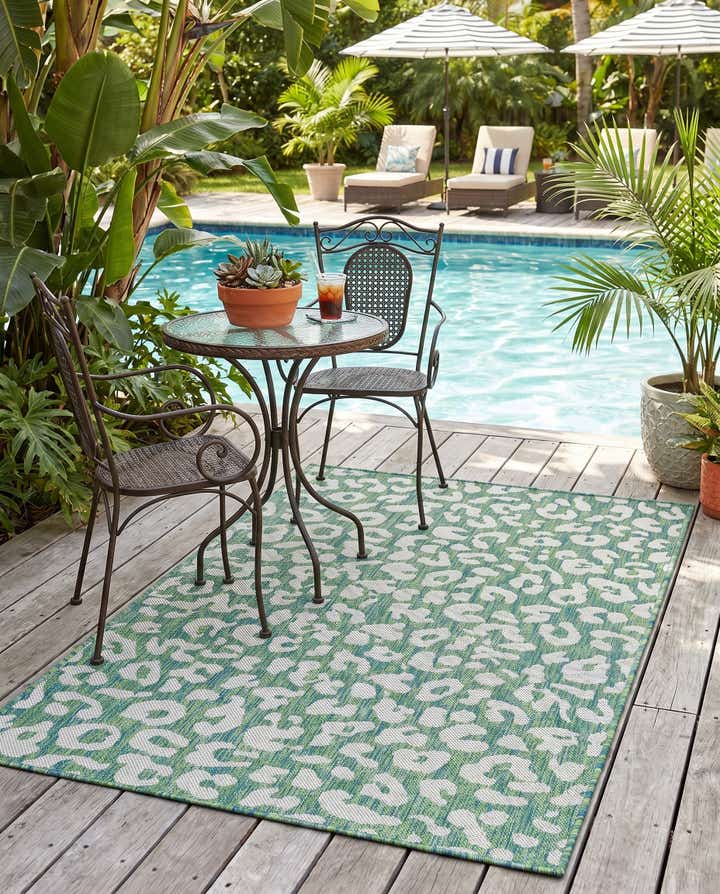 3' x 5' 3 Easy-Clean Safari Indoor / Outdoor Rug