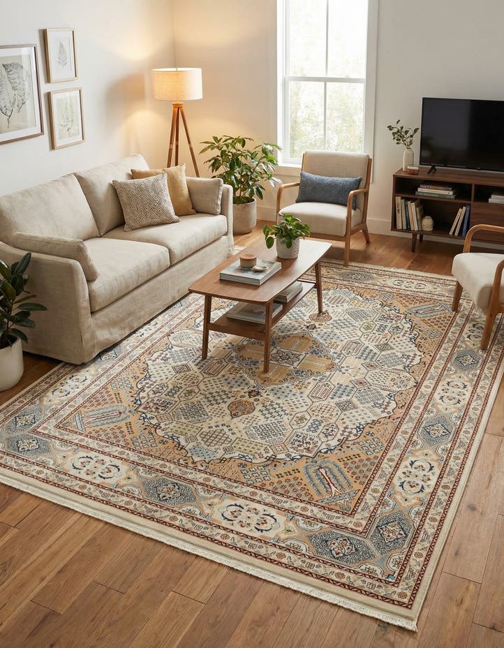 7' 10 x 10' Nain Design Rug
