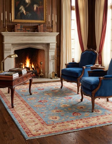 5' 6 x 7' 10 Hand Knotted Ziegler Rug