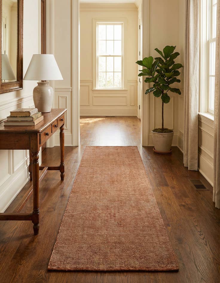 Detail image of 2' 7 x 12' Hand Woven Jill Zarin English Manor Wool Runner Rug
