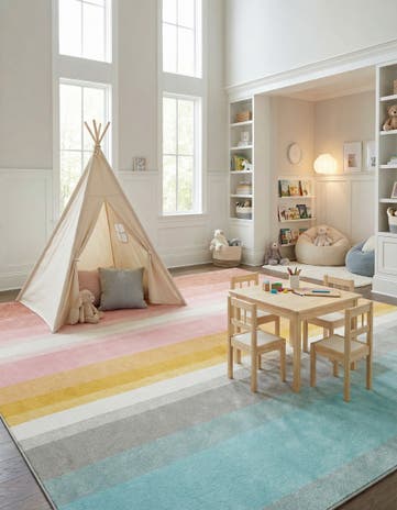 Whimsy Kids Square Rug