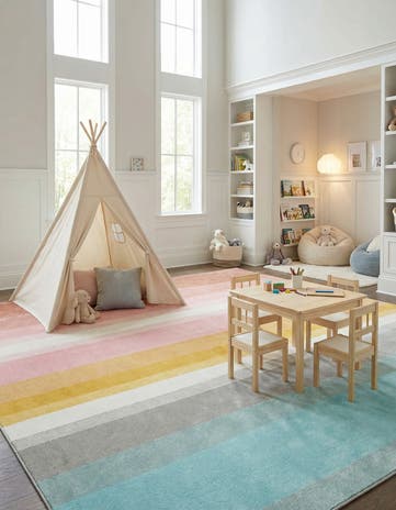 Whimsy Kids Square Rug