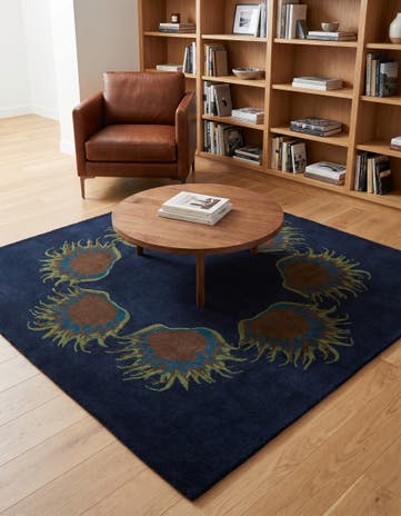 7' 6 x 7' 7 Luna Wool Square Rug