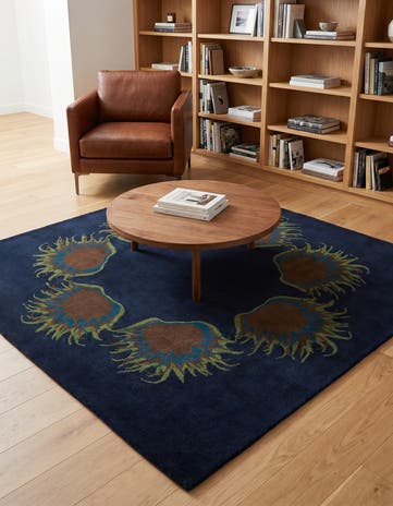 7' 6 x 7' 7 Luna Wool Square Rug