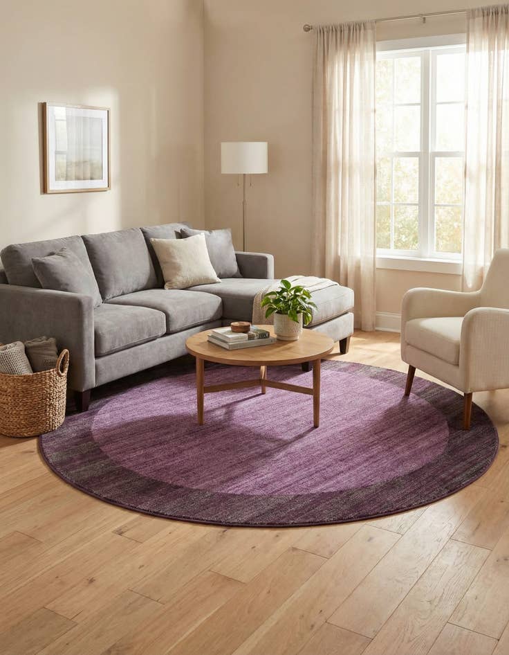 Detail image of 7' 10 x 7' 10 Angelica Round Rug