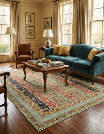 5' 10 x 7' 10 Hand Knotted Ariana Ziegler Rug