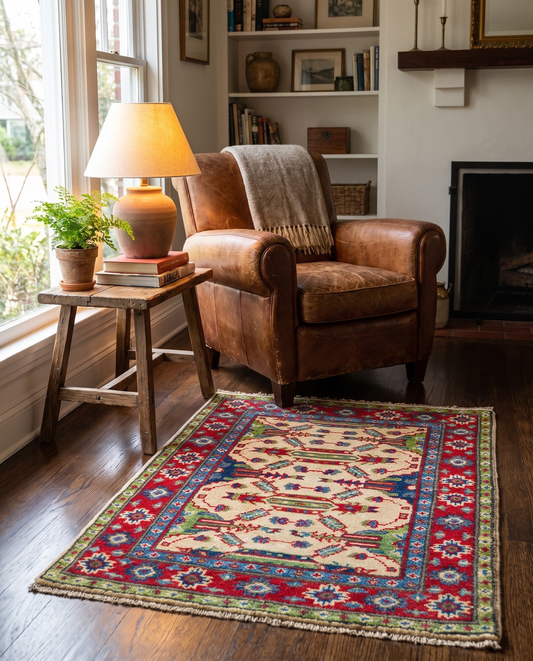 2' 1 x 2' 10 Hand Knotted Kazak Rug