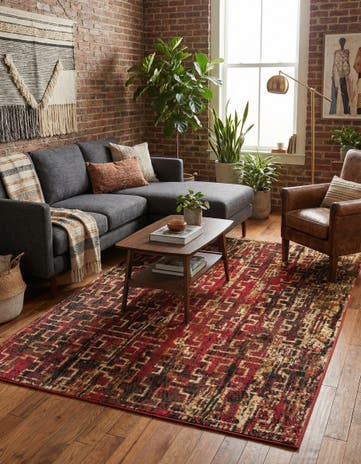 5' 3 x 7' Saturn Rug