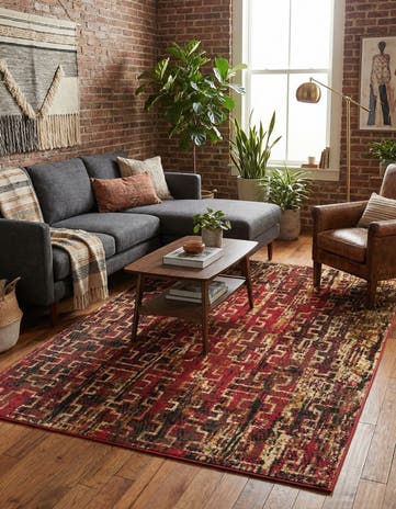 5' 3 x 7' Saturn Rug