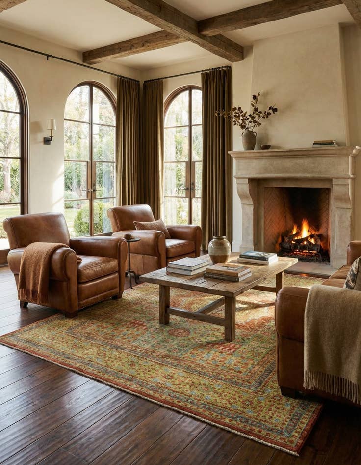 Detail image of 4' 11 x 6' 6 Amina Rug