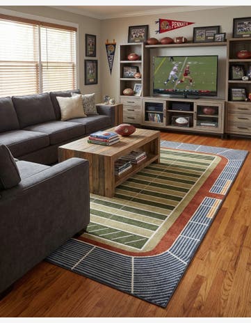 7' x 10' Sports Washable Rug