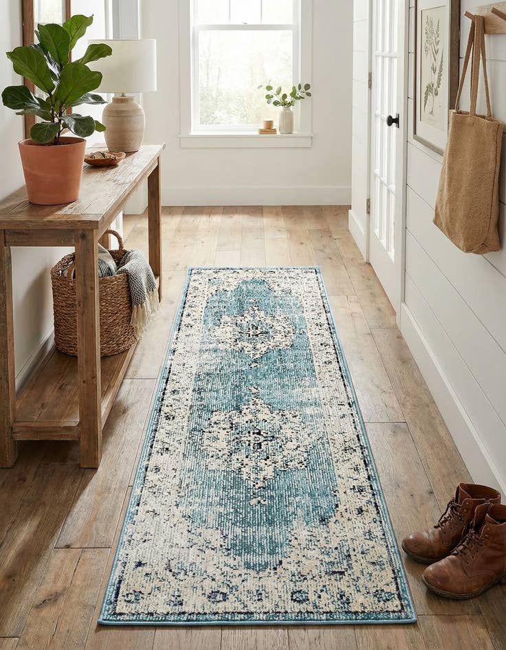 Detail image of 2' 2 x 6' Amulet Runner Rug