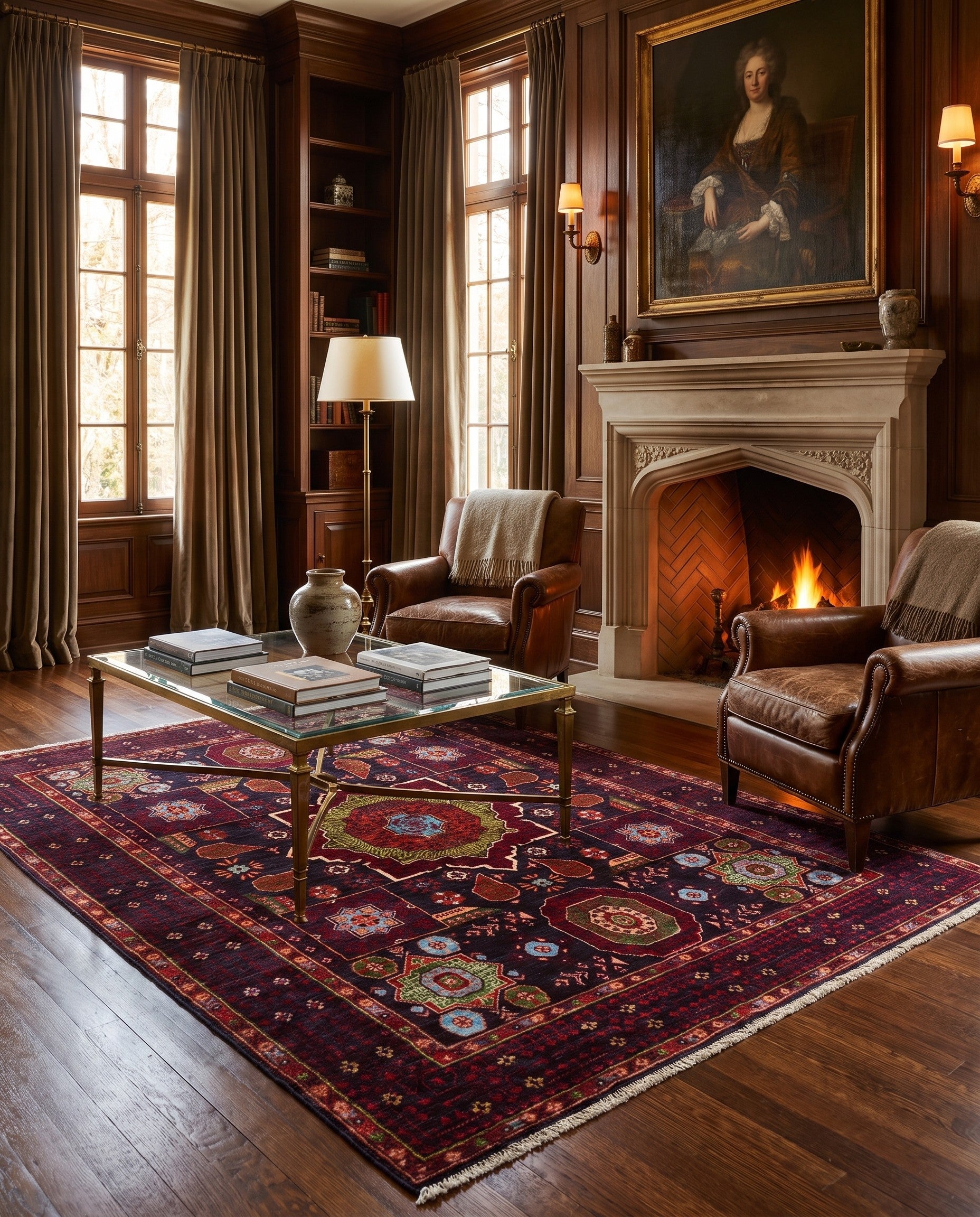 5' x 7' 1 Hand Knotted Mamluk Ziegler Rug