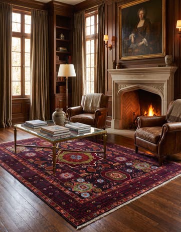 5' x 7' 1 Hand Knotted Mamluk Ziegler Rug