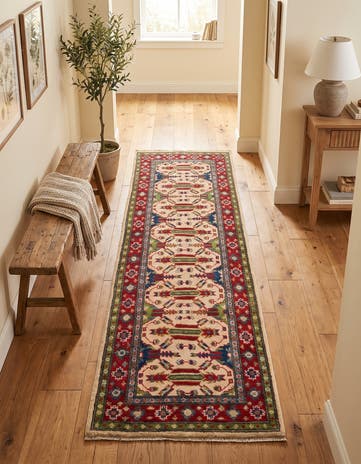 2' x 5' 11 Hand Knotted Kazak Runner Rug
