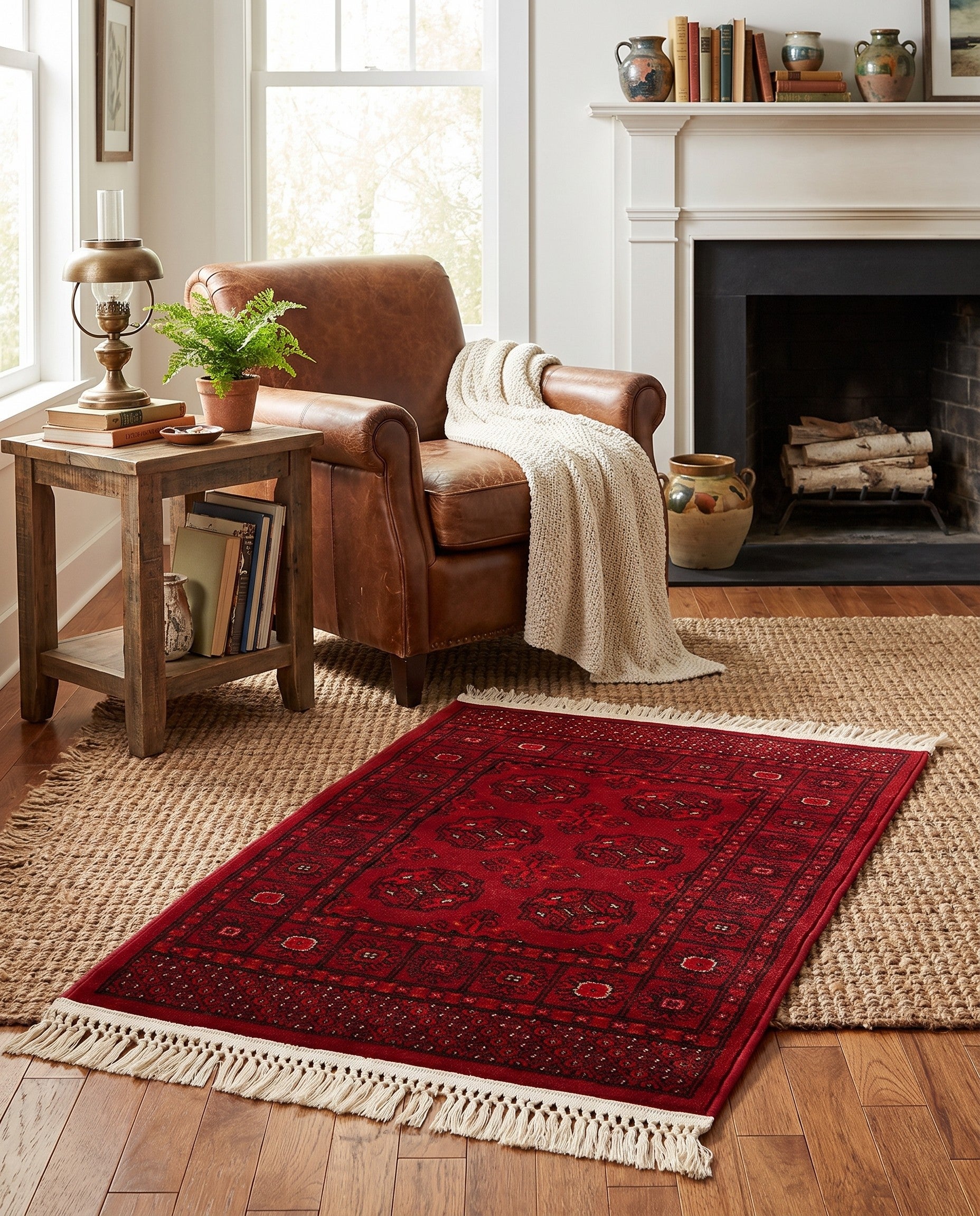 2' x 3' 1 Bokhara Rug
