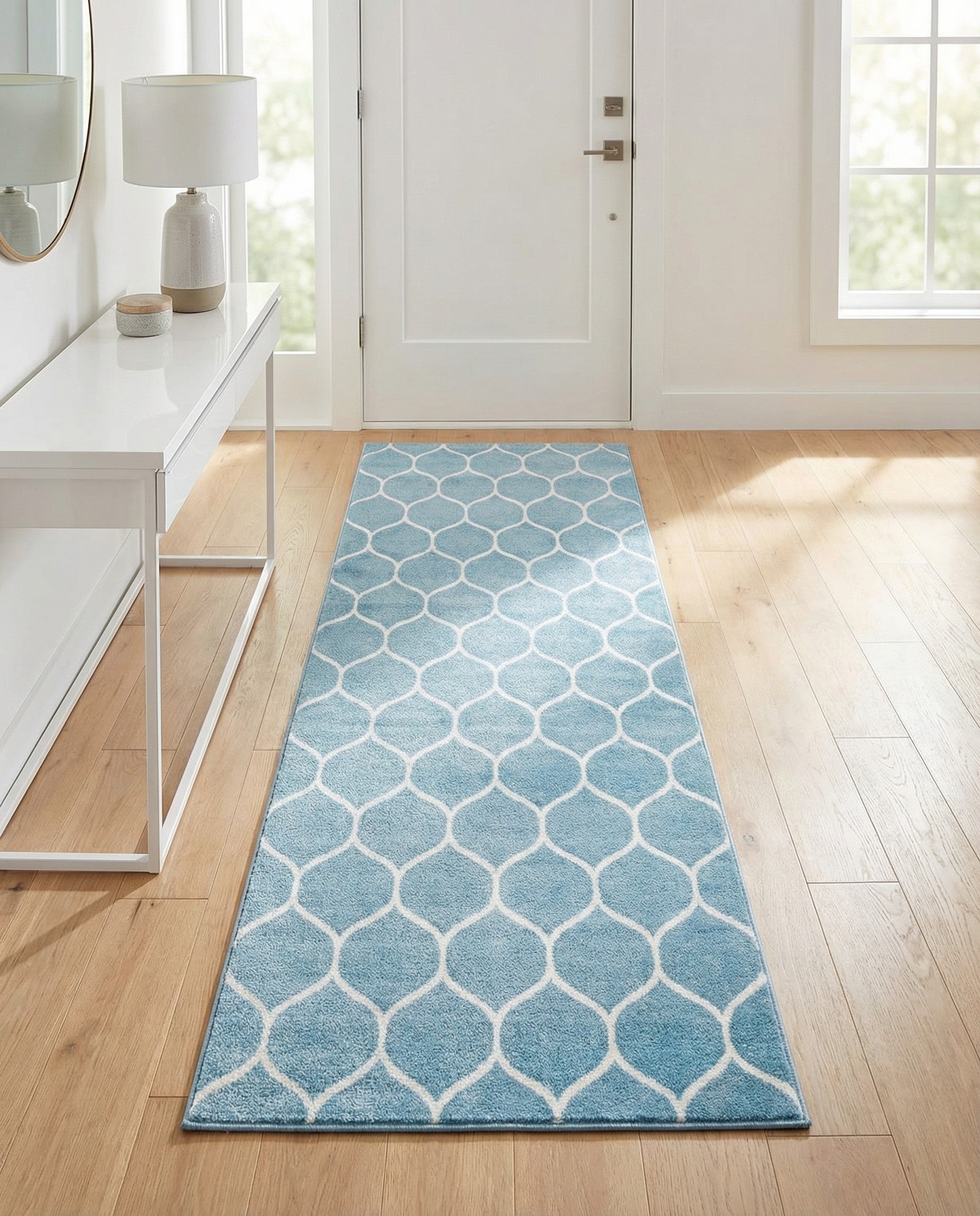3' x 6' Lattice Frieze Runner Rug