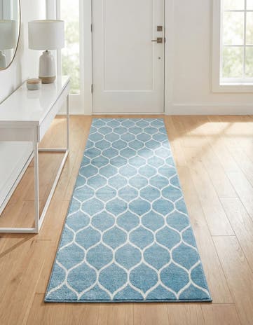 3' x 6' Lattice Frieze Runner Rug