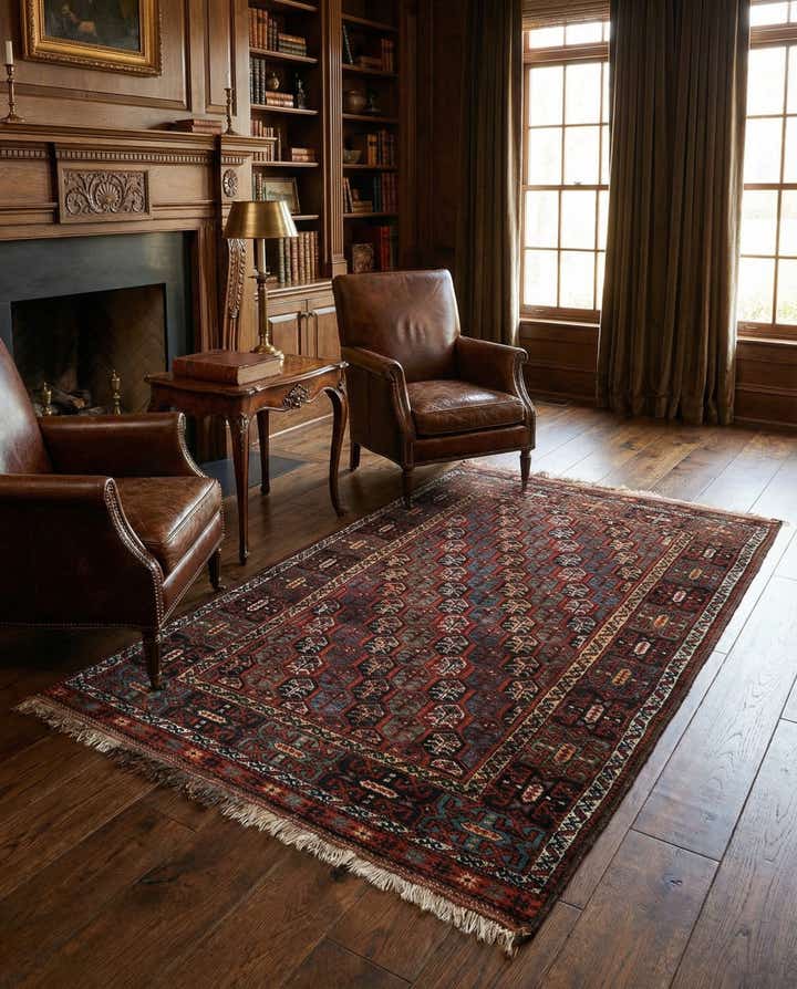 3' 8 x 5' 10 Mianeh Wool Rug