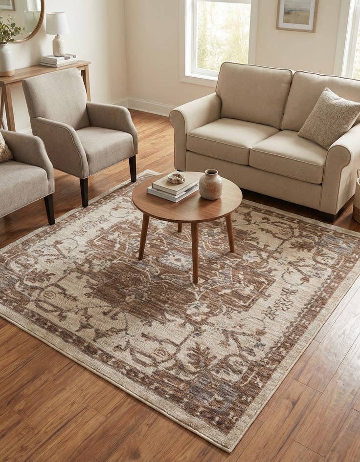 Detail image of 5' x 5' Grand Tradition Rug