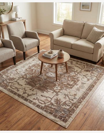 Beige and Ivory Grand Tradition Rug