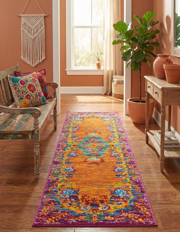 Detail image of  2' x 6' Calypso Runner Rug