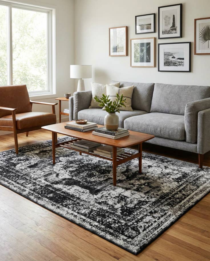 Detail image of 5' 3 x 8' Monte Carlo Rug With Pad Bundle